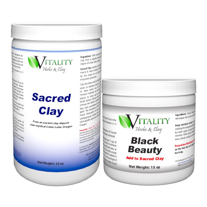 Bath Kit - Sacred Clay & Black Beauty Bath Additive