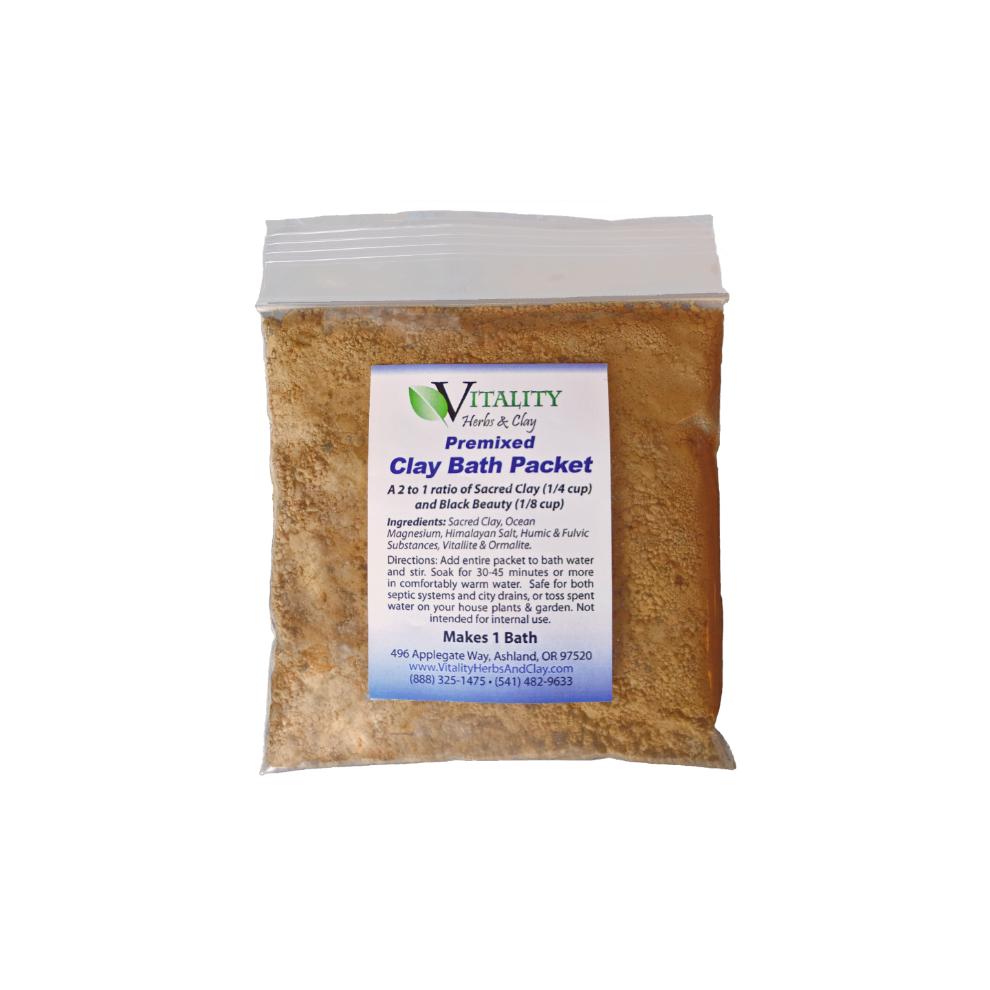 Clay Bath Packets - Premixed