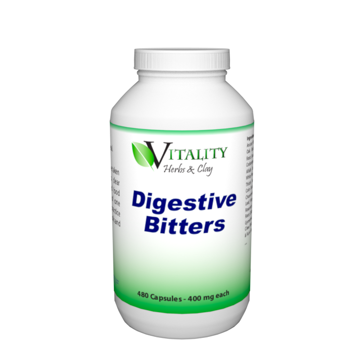 Digestive Bitters Vitality Herbs & Clay