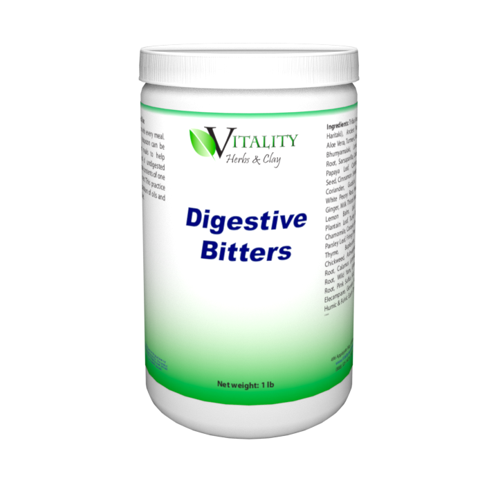 Digestive Bitters Vitality Herbs & Clay
